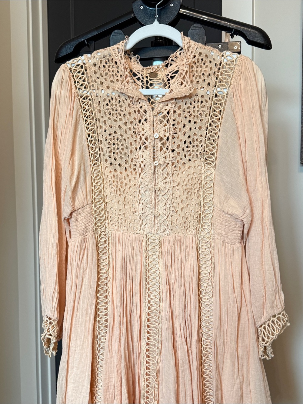 Free People peach dress- medium - Picture 8 of 8